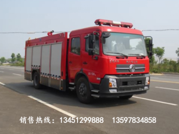東風(fēng)天錦水罐(泡沫)消防車(chē)載液6噸(國(guó)五)